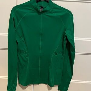 Stella McCartney Green Long Sleeve Athletic Top